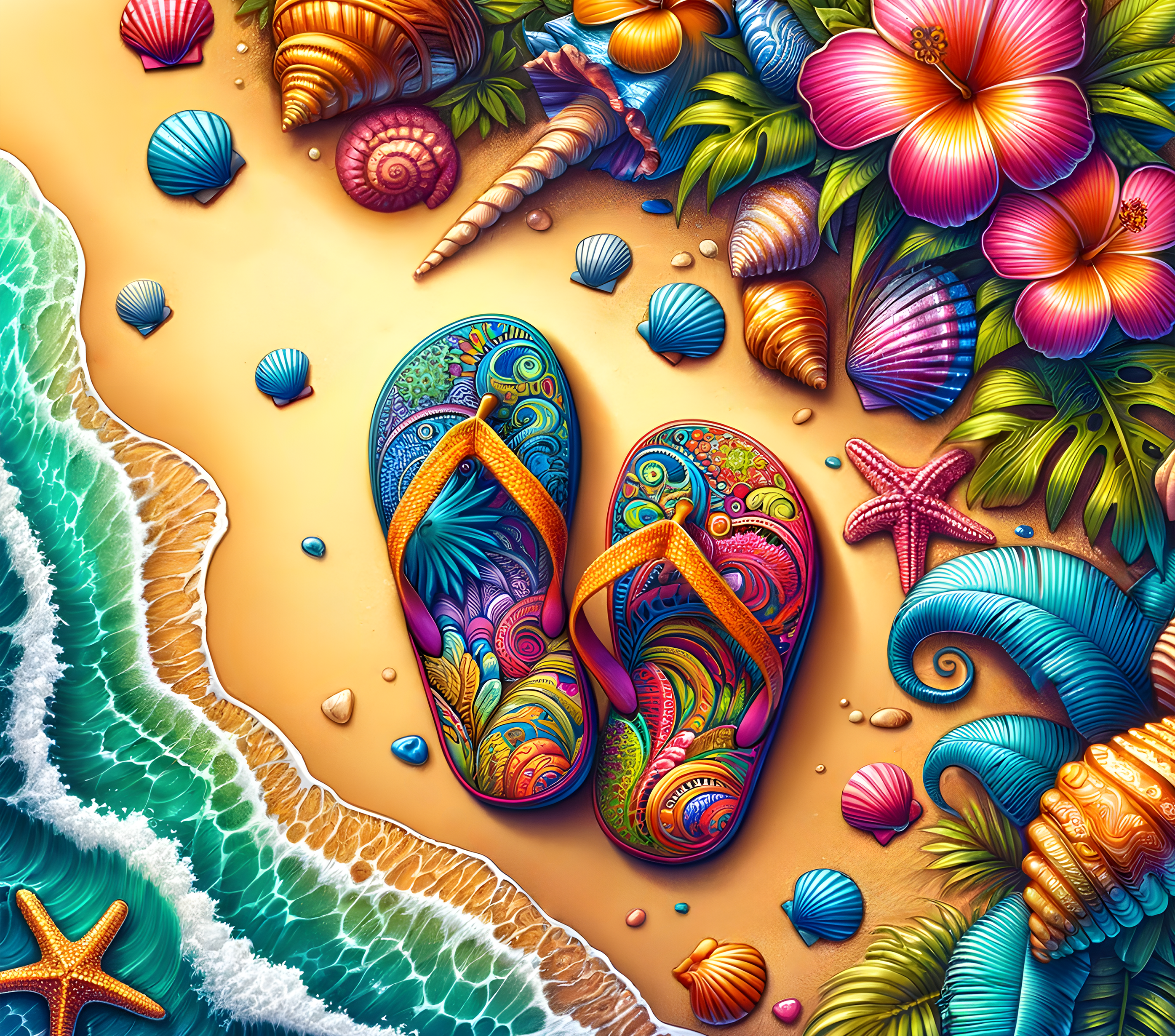 Summer Beach Tumbler